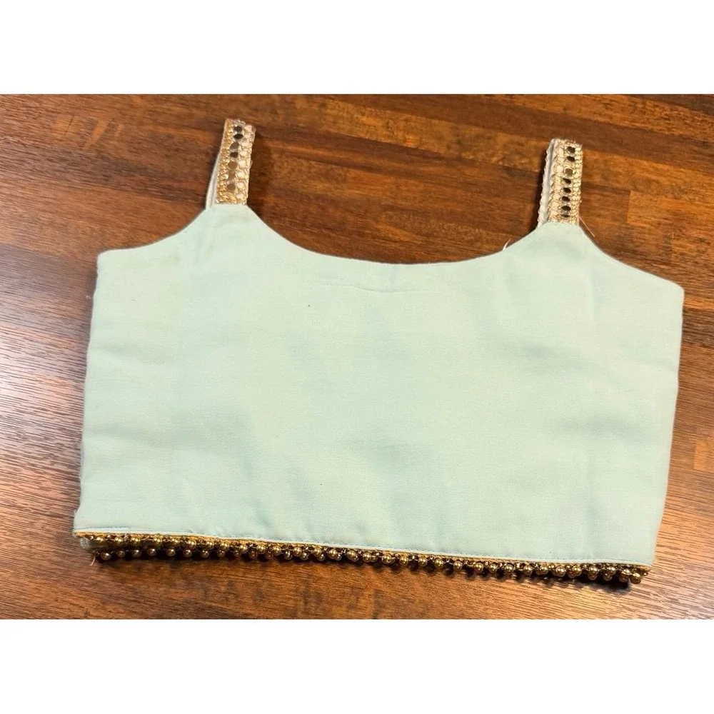 Whimsy crop tank and flowy sequin 2 piece dress. Size 8/10.  Photo client closet